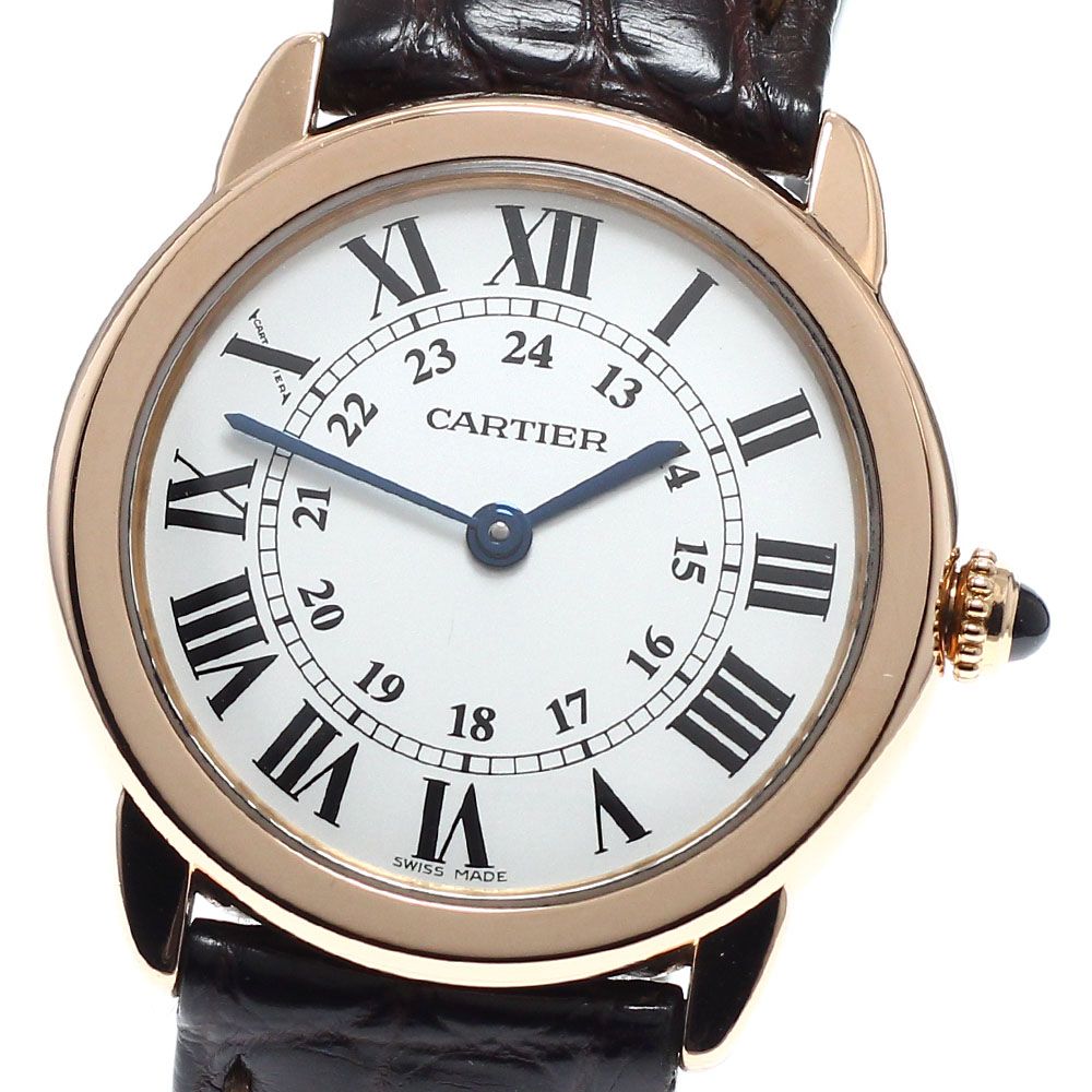 カルティエ CARTIER W6701007 ロンドソロ K18PG クォーツ レディース 保証書付き_966320 243,450円