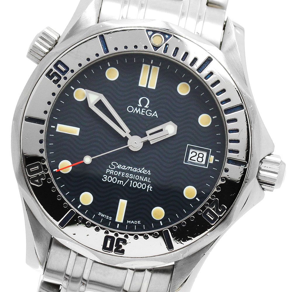 オメガ OMEGA 2562.80 シーマスター300 デイト クォーツ ボーイズ _951634