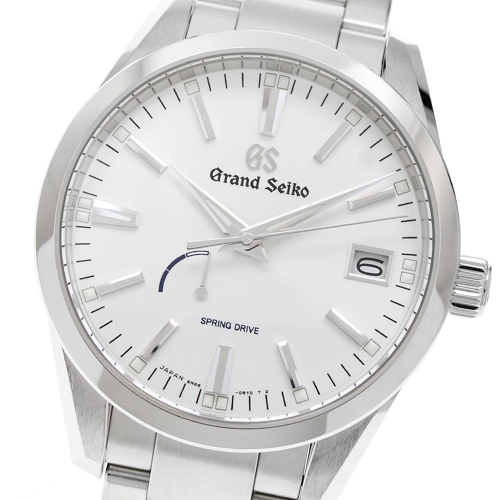 セイコー SEIKO SBGA299/9R65-0BM0 グランドセイコー デイト パワーリザーブ スプリングドライブ メンズ 良品 _959566