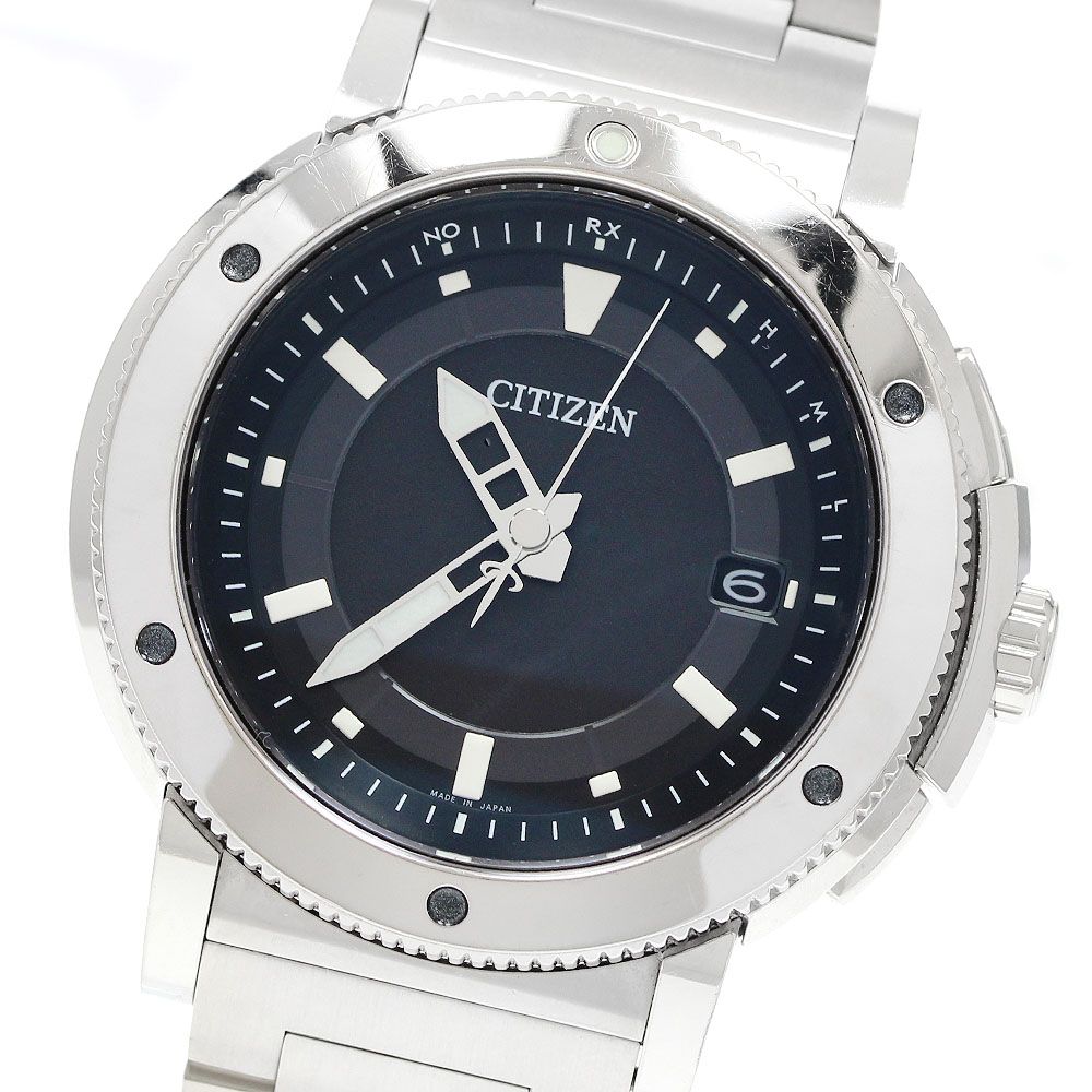 シチズン CITIZEN AS7110-55E/H11A-T020534 シリーズエイト デイト ソーラー電波 メンズ _968556
