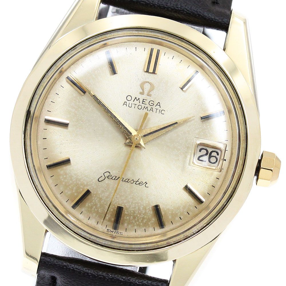 訳あり オメガ OMEGA 166010-63 シーマスター デイト Cal.562 自動巻き メンズ _957261