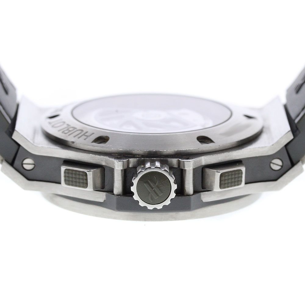 ウブロ HUBLOT 301.ST.5020.GR.1104 ビッグバン アールグレイダイヤモンド ダイヤベゼル クロノグラフ デイト 自動巻き メンズ _969530