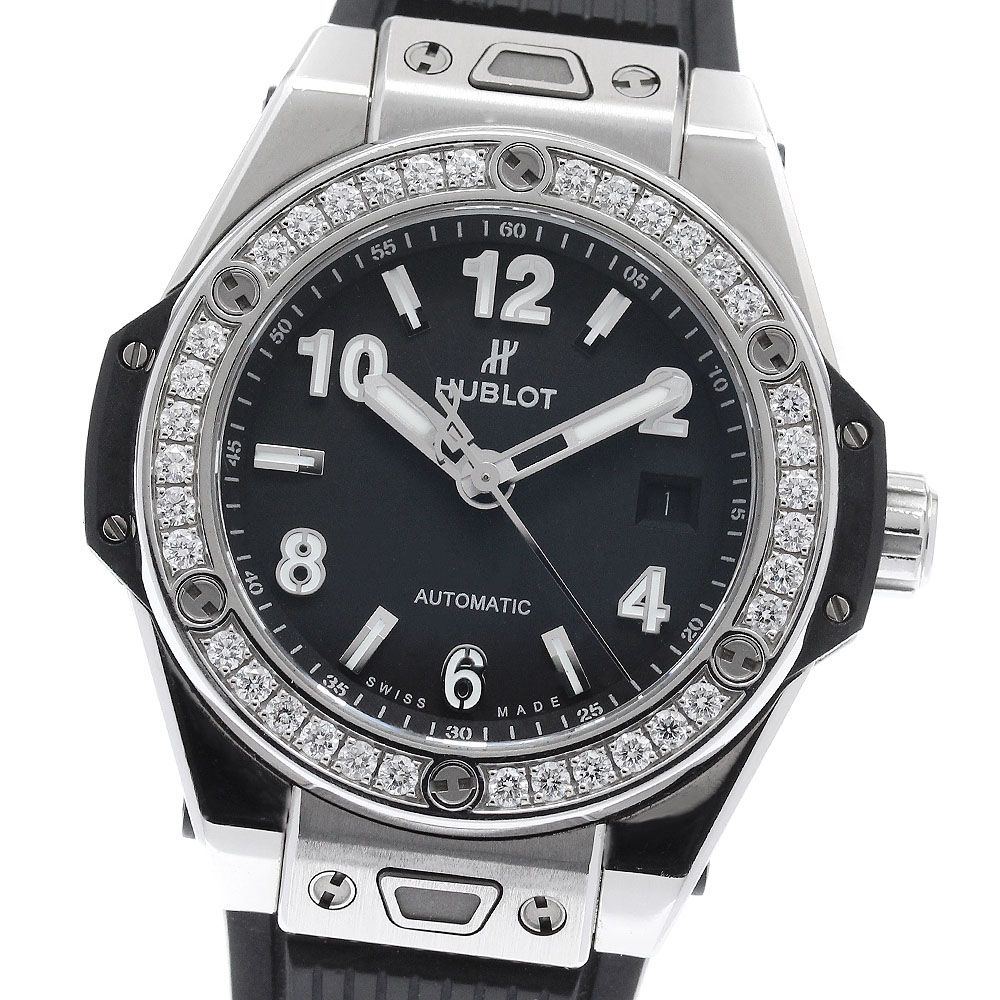 ウブロ HUBLOT 485.SX.1170 ビッグバン ワンクリック スチール ダイヤベゼル 自動巻き レディース _969138