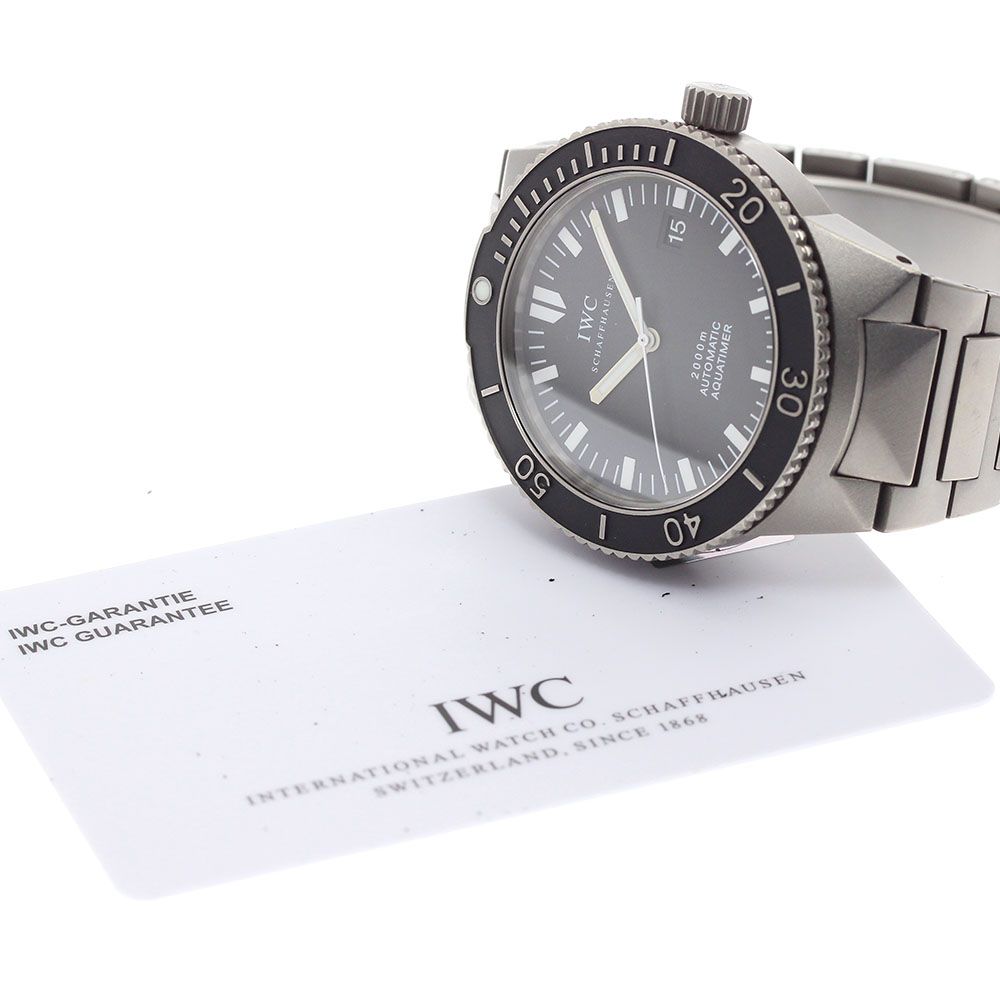 IWC IWC SCHAFFHAUSEN IW353601 GST アクアタイマー デイト 自動巻き