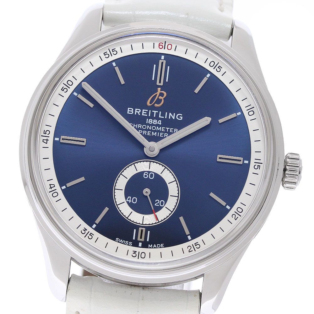 ブライトリング BREITLING A37340 プレミエ オートマティック40 スモールセコンド 自動巻き メンズ 良品 箱・保証書付き_969063