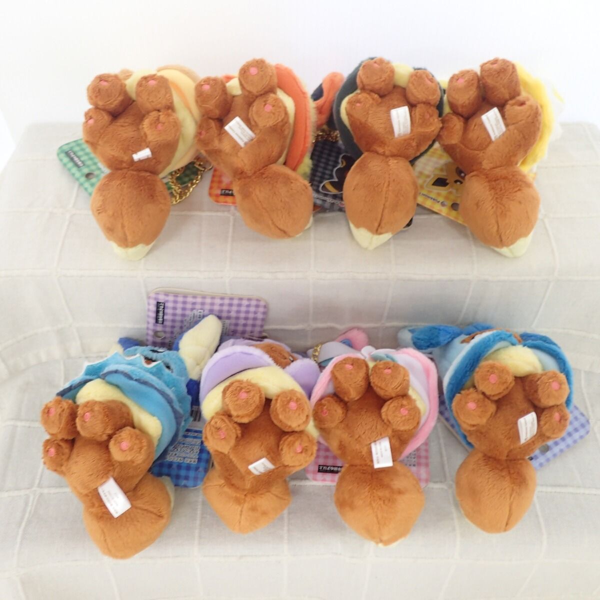 ポケモン マスコット イーブイ　ポンチョシリーズ　ブラッキーエーフィニンフィア ポケモンセンター マスコット イーブイポンチョシリーズ まとめて8点