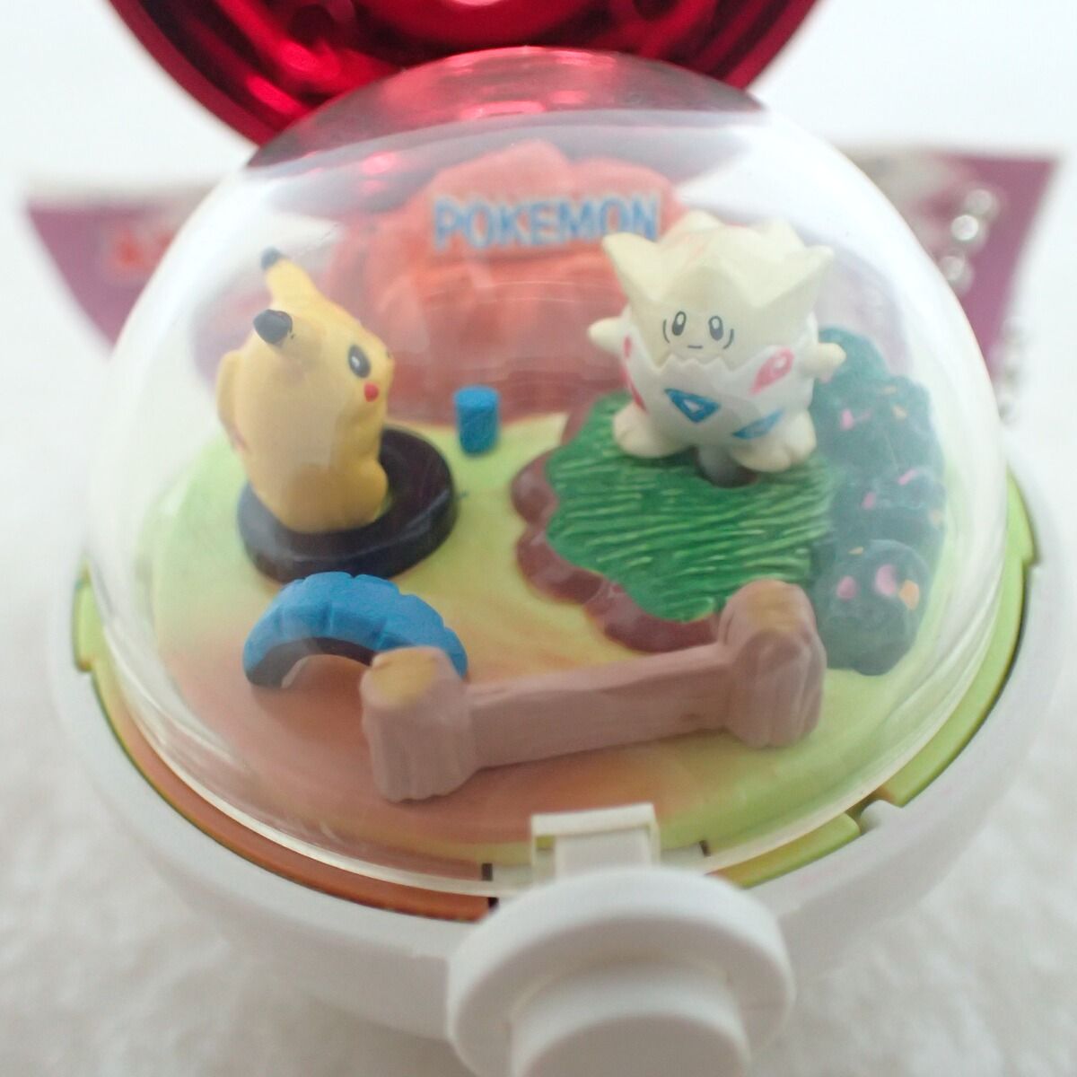 TOMY ポケモン ミニポケキーチェーン ピカチュウ×トゲピー 紙タグ付