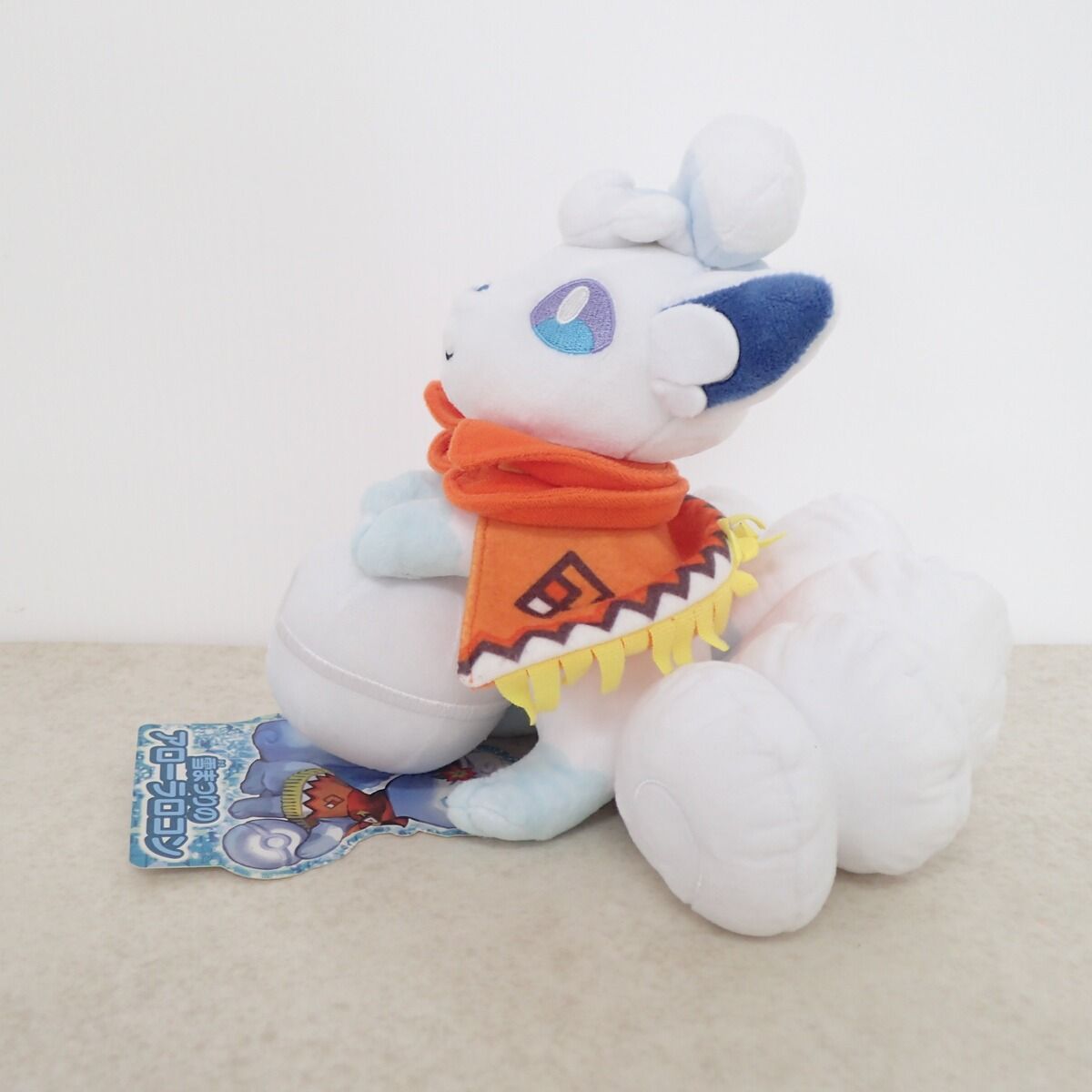 ポケモンセンター ぬいぐるみ 雪まつりのアローラロコン 紙タグ付き
