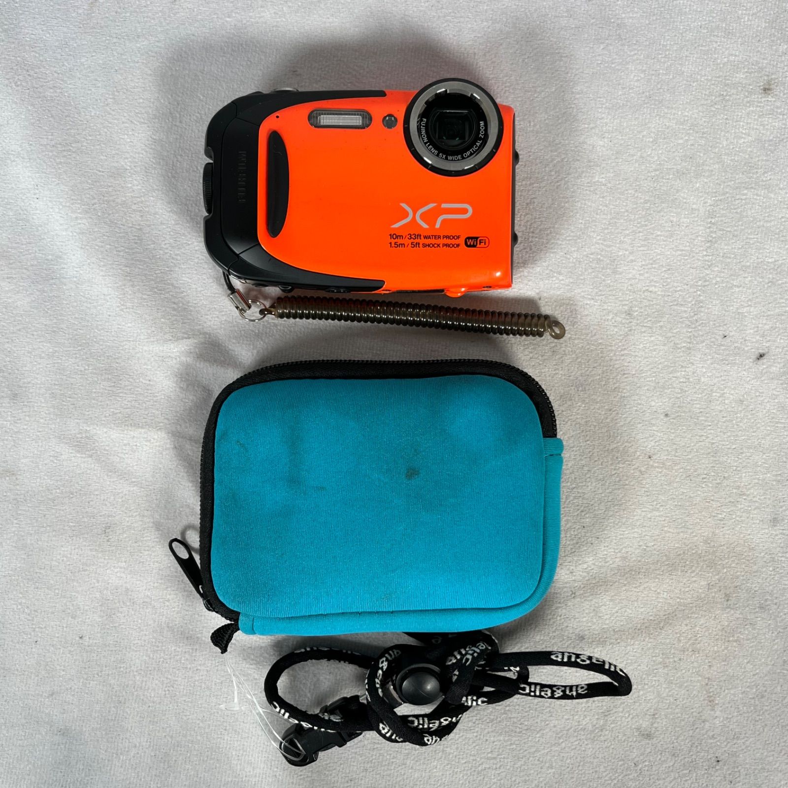 管2606-735】FUJIFILM フジフイルム FinePix XP70 オレンジ コンパクト