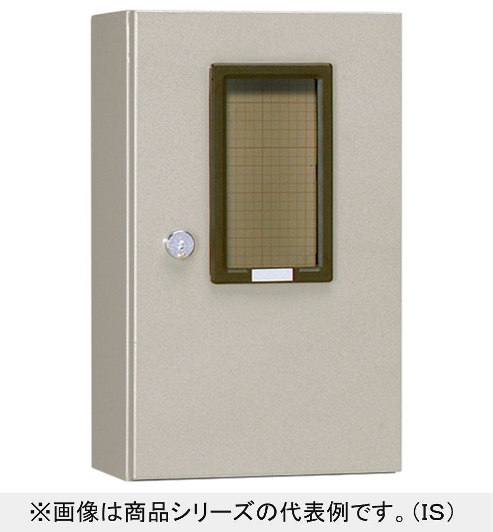 引込計器盤キャビネット 水切,防塵・防水パッキン付 ベージュ M-11B