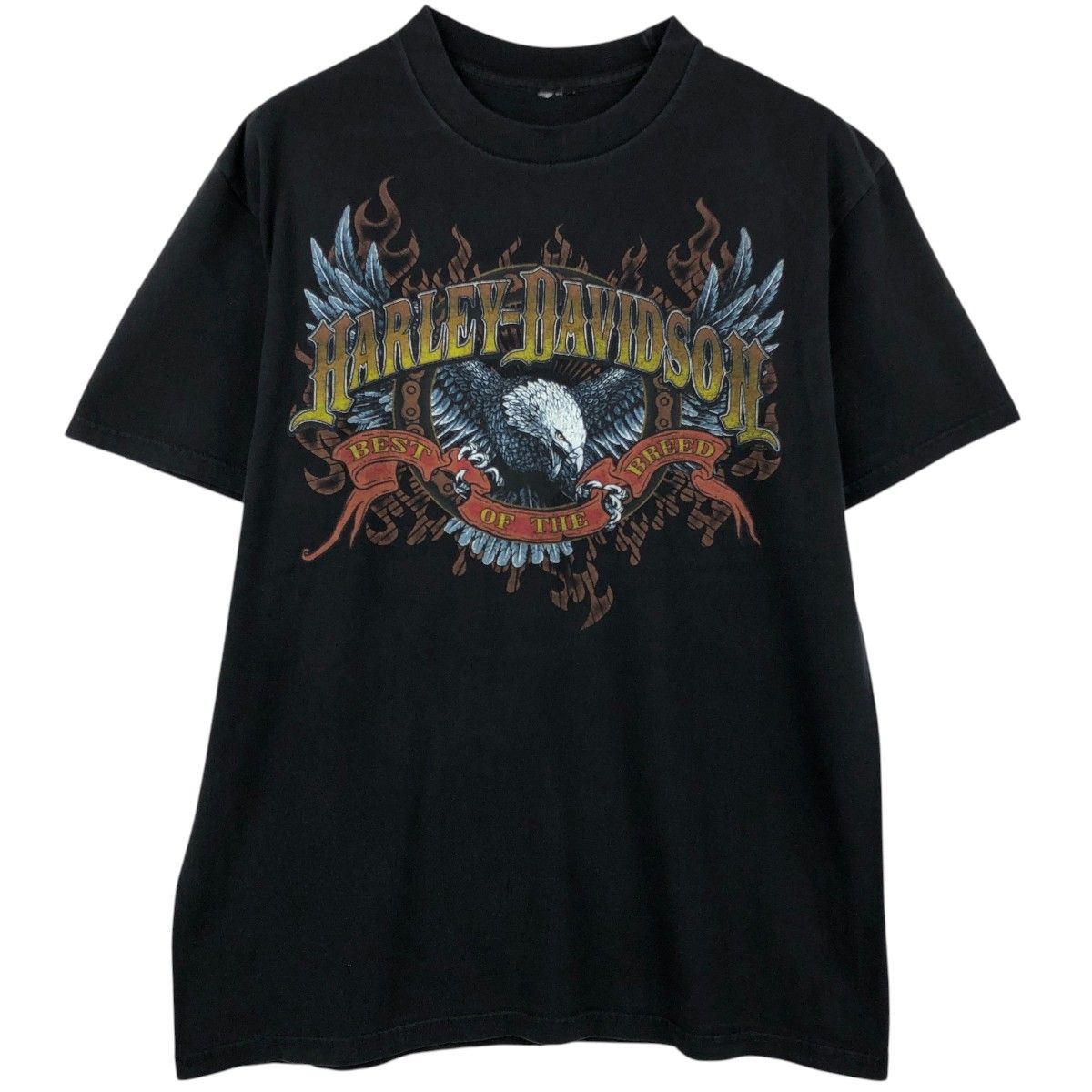 古着 ハーレーダビッドソン Harley-Davidson 鷲柄 イーグル柄 モーターサイクル バイクTシャツ メンズXL相当/eaa653709