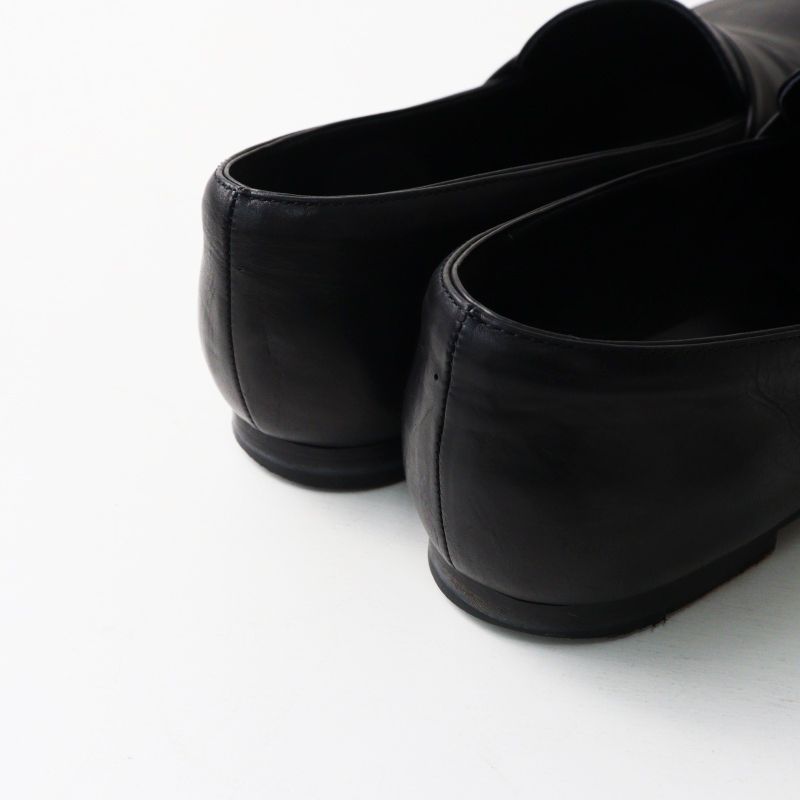 ミナペルホネン BLACK Jill シューズ 　新品未使用 ミナペルホネン mina perhonen Jill シューズ 38□ブラック 牛革