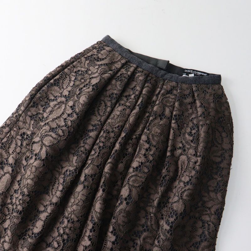 JPタグ DOLCE&GABBANA ドルチェ＆ガッバーナ フラワーレース ウール