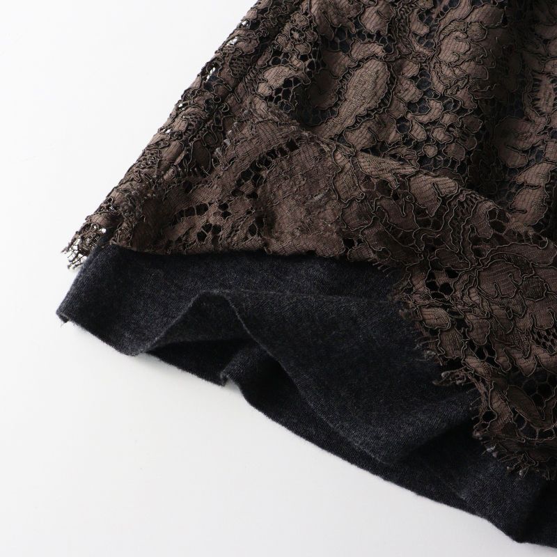 JPタグ DOLCE&GABBANA ドルチェ＆ガッバーナ フラワーレース ウール