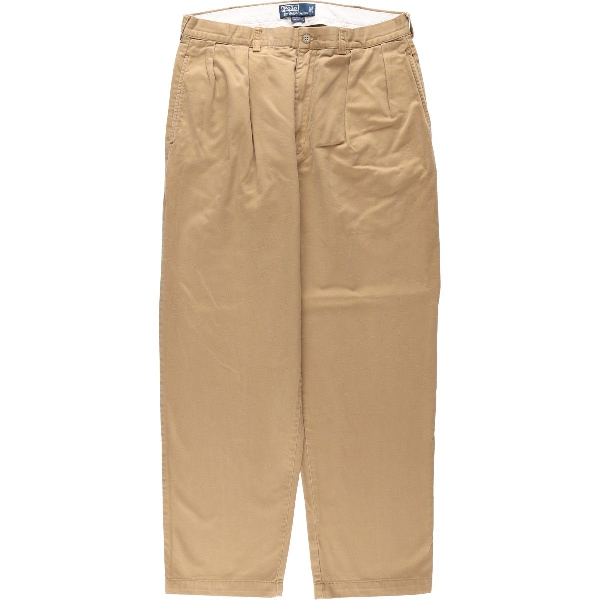 古着 ラルフローレン Ralph Lauren POLO by Ralph Lauren ANDREWPANTツータック チノパンツ メンズw34相当/eaa656028