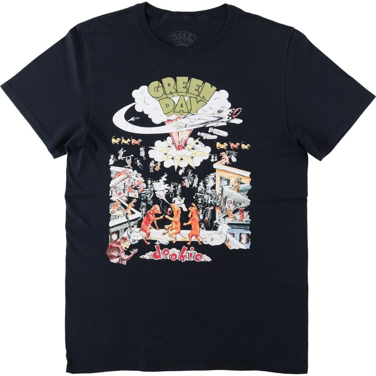古着 GREEN DAY グリーンデイ バンドTシャツ バンT メンズM相当/eaa656687