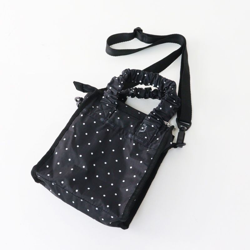 レスポートサック LeSportsac GH MINI N/S TOTE ミニトートバッグ プティドット ブラック／服飾 かばん ハンドバッグ【2400015062983】