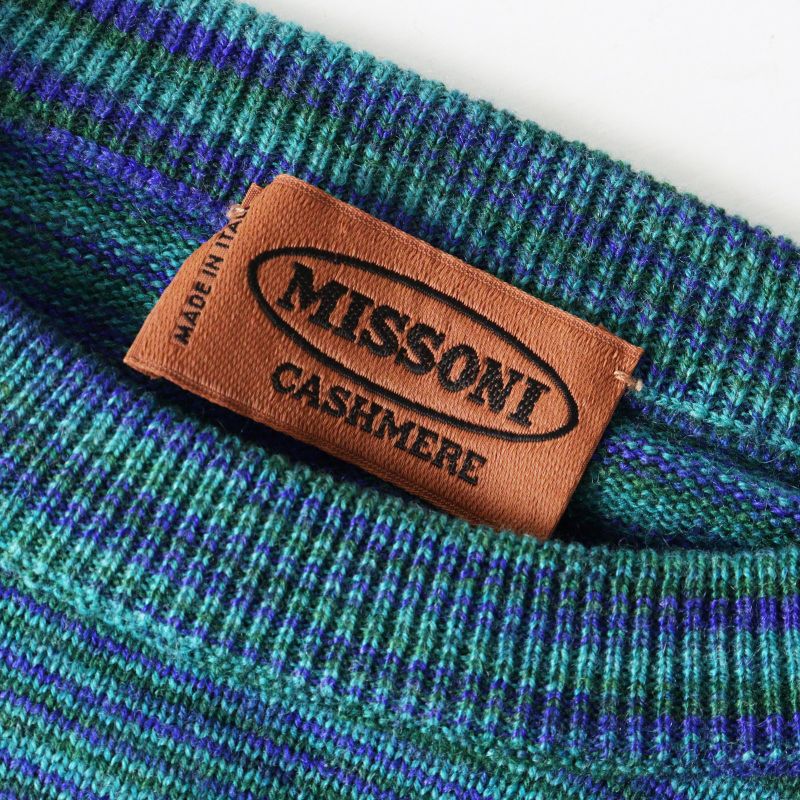 Archive メンズ イタリア製 ミッソーニ MISSONI カシミヤ混ウール