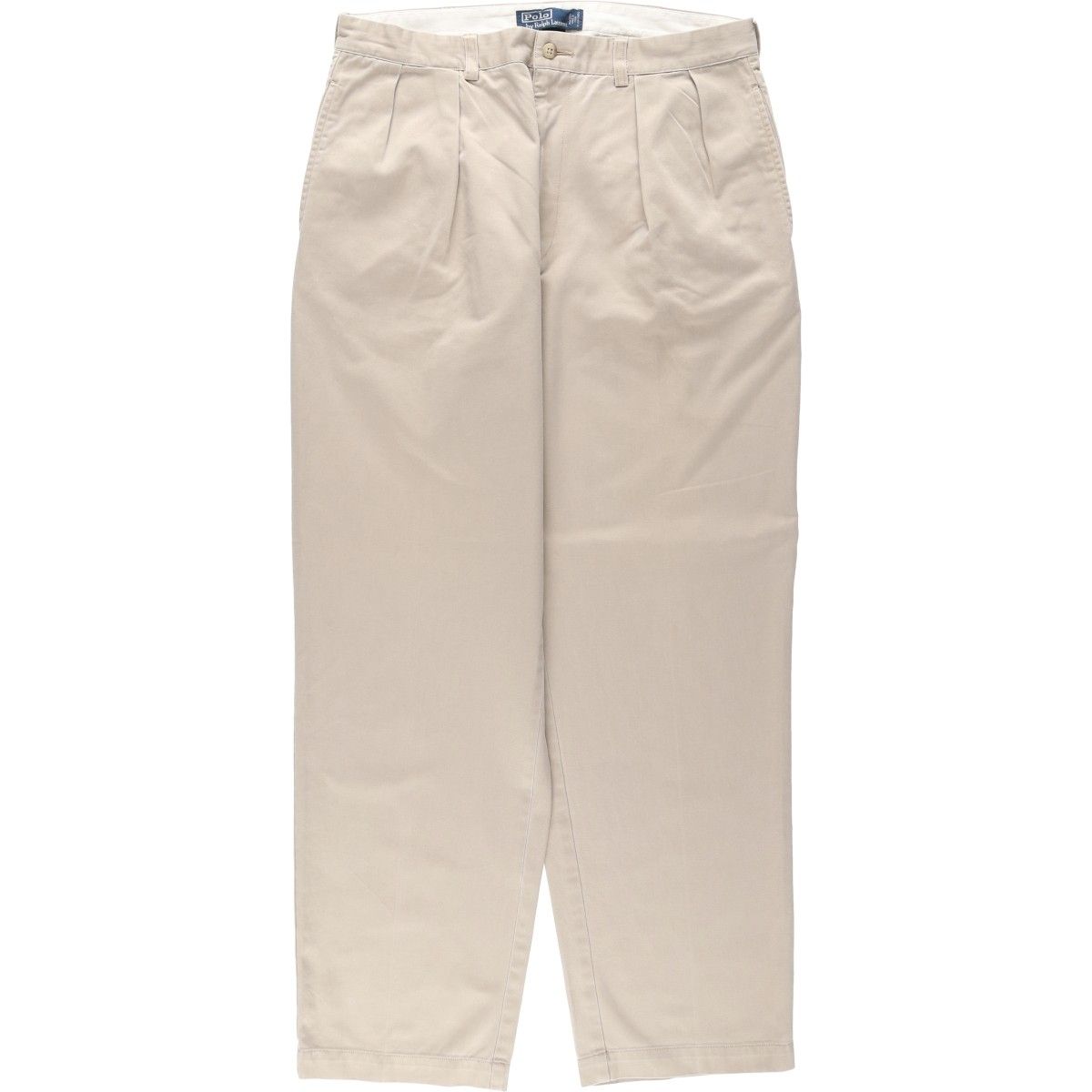古着 ラルフローレン Ralph Lauren POLO by Ralph Lauren ANDREW PANT ツータック チノパンツ メンズw35相当/eaa656014