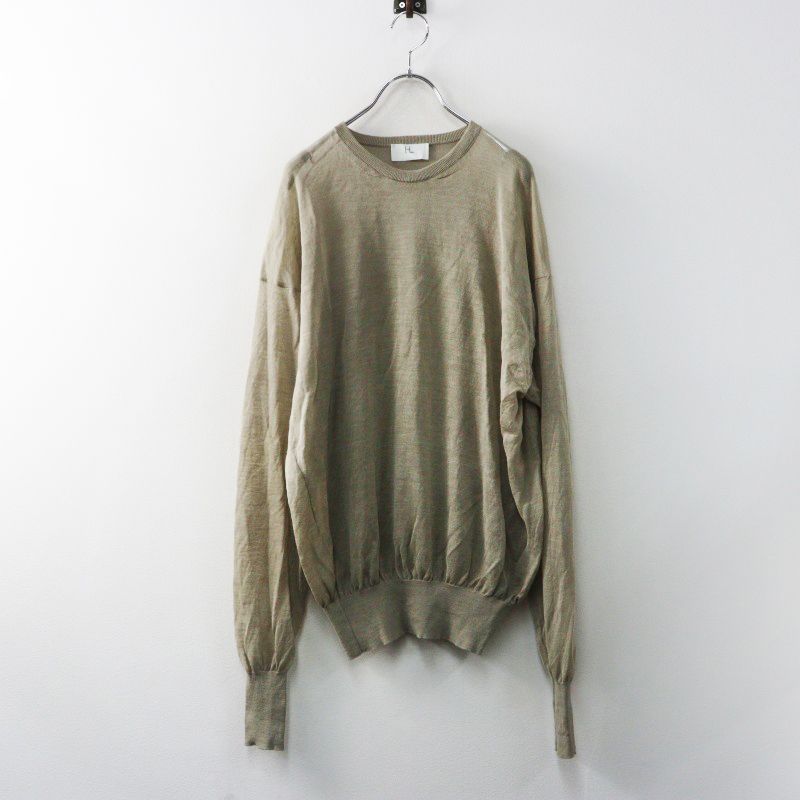 2025年 ヘリル HERILL Ramie Highgauge Crewneck ハイゲージ ニット