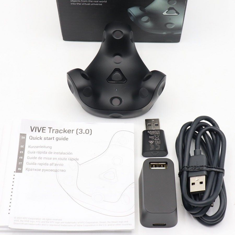 【美品】HTC VIVE Tracker （3.0） 99HASS001-00 アクセサリー トラッカー VR バイブ