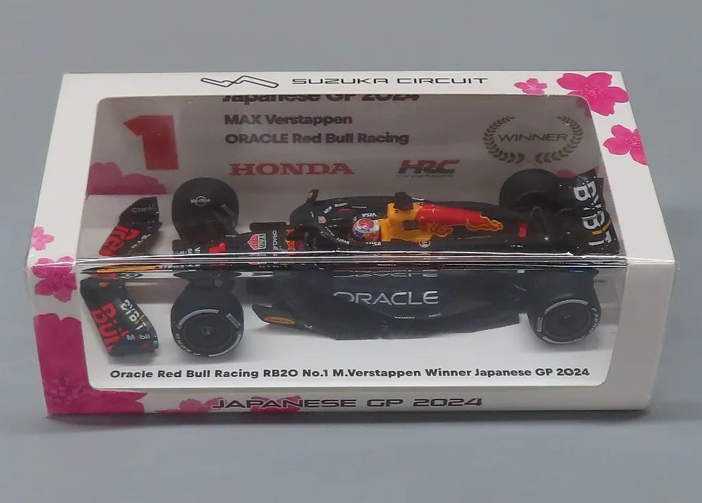 【中古】ミニカー 1/43 Oracle Red Bull Racing RB20 #1 Verstappen Winner JapaneseGP 2024(ブラック×レッド×イエロー) 鈴鹿サーキット別注 [SCS245]