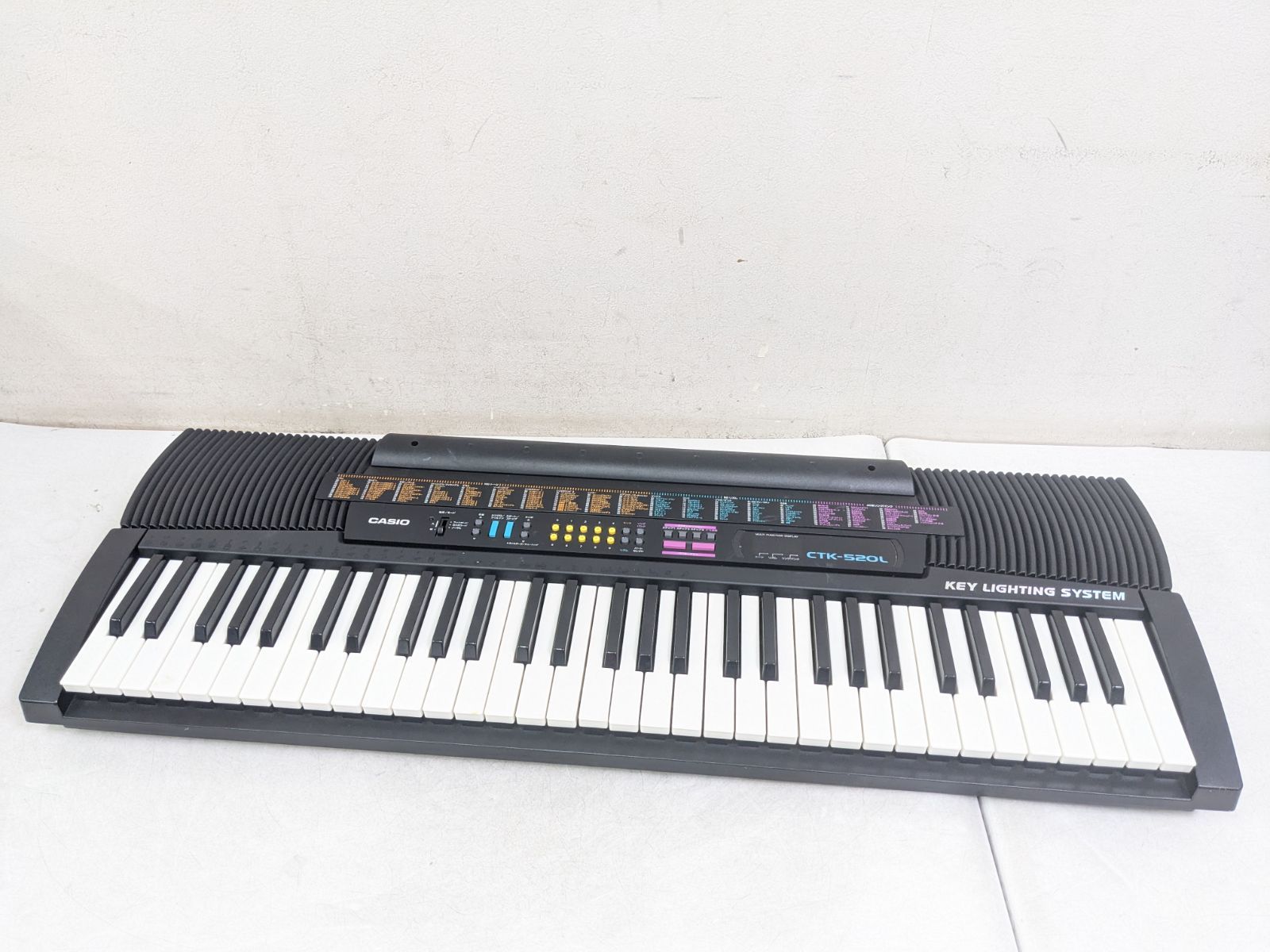 CASIO CTK-520L 光ナビゲーションキーボード 電子ピアノ - メルカリ