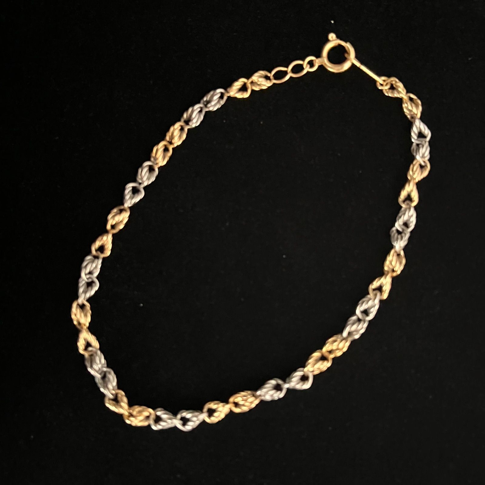 １８金ブレスレット 男女兼用（K18）｜中古品｜K18刻印あり ホールマーク 造幣局刻印｜6.0g 19.0cm