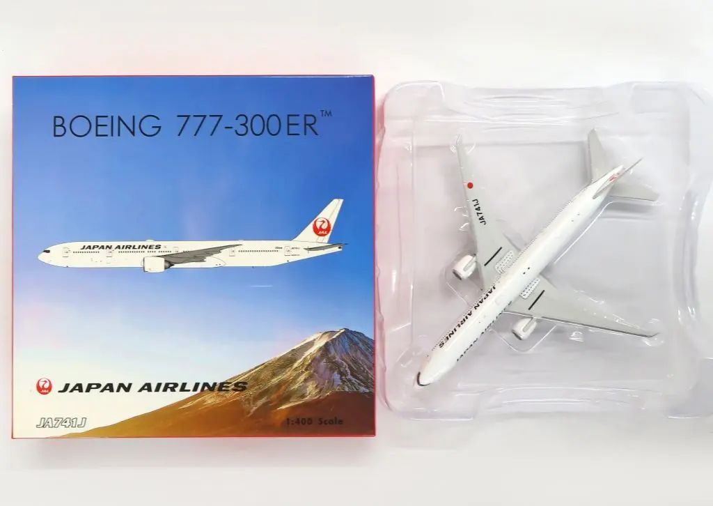 【中古】ミニカー 1/400 JAL BOEING 777-300ER 新鶴丸塗装 #JA741J [04184]