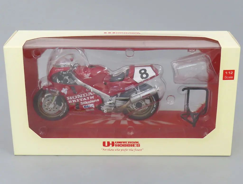 【中古】ミニカー 1/12 Honda RC30 Carl Fogarty #8(レッド) [E4822]