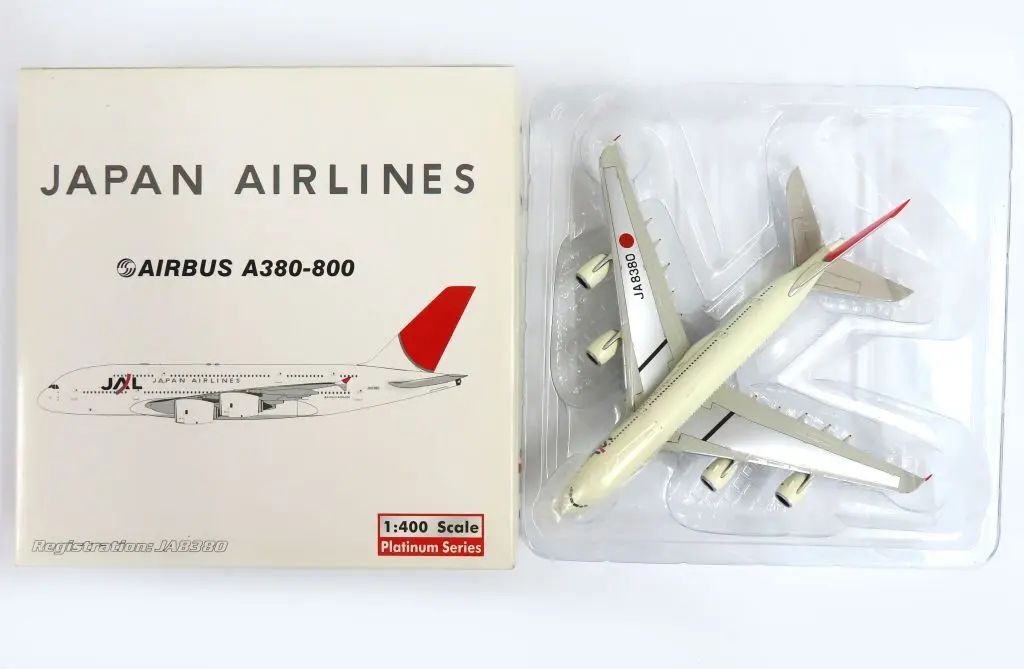 【中古】ミニカー 1/400 JAL AIRBUS A380-800 アーク塗装 #JA8380 [10177]