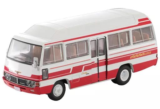 【中古】トミカ 1/64 LV-184b トヨタ コースター ハイルーフ デラックス車(ホワイト×レッド) 「トミカリミテッドヴィンテージ」 [302247]