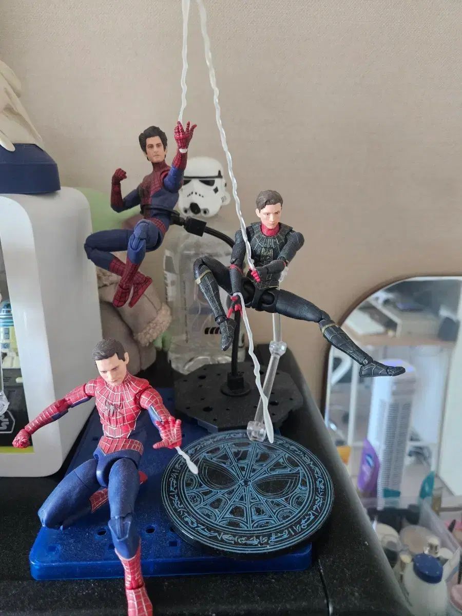 スパイダーマン アクション フィギュア 3種 セット