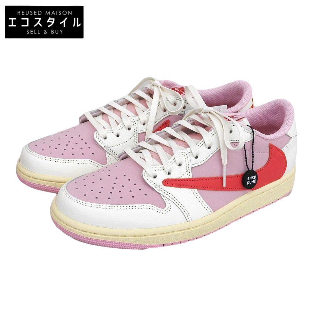 NIKE　ナイキ　未使用 エア ジョーダン 1 LOW スニーカー メンズ Sail Shy Pink and Tropical 27cm IQ7604-101　9(US)