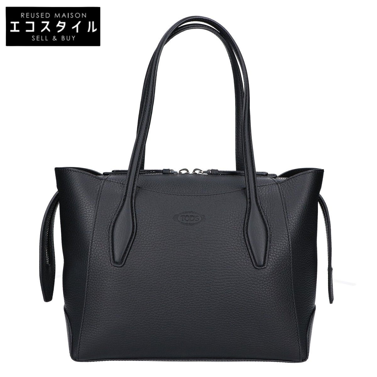 TOD'S　トッズ　新品同様 OS SHOPPING ZIP PICCOLA ショッピング ジップ スモール
