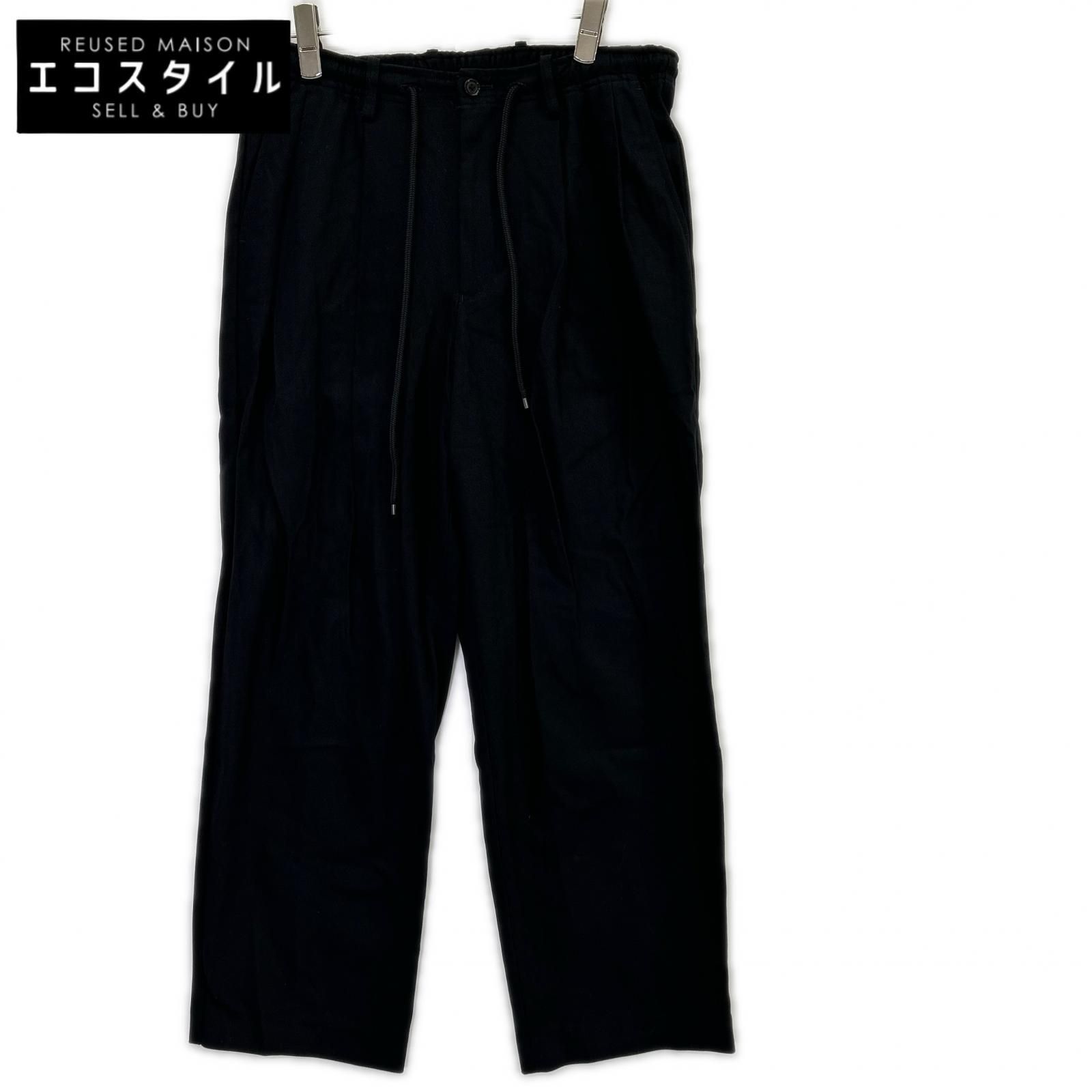 MARKAWARE　マーカウエア　A26A93PT02C ブラック コットン サバイバルクロス トラウザーズパンツ　1