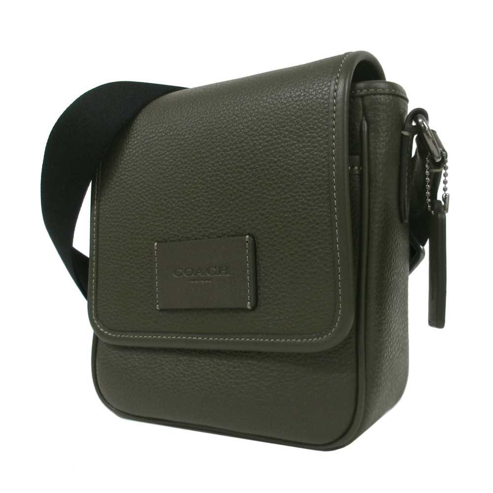 【新品】コーチ バッグ ショルダーバッグ COACH LUCAS レザー クロスボディバッグ 斜め掛け CAT10 QBRJ5 (ユニフォーム グリーン) アウトレット メンズ 送料無料 19,536円