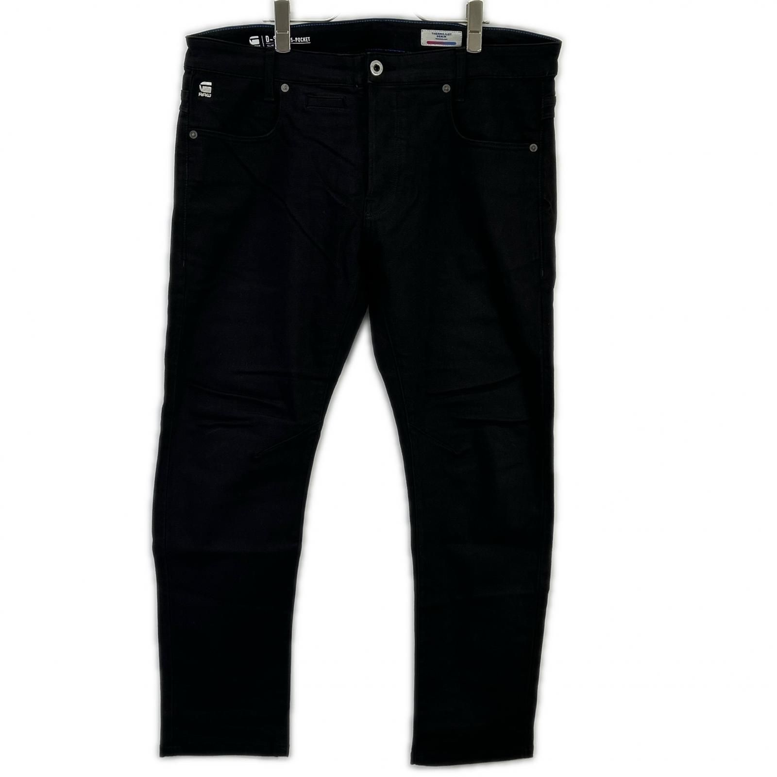 G-STAR RAW ジースターロゥ ブラック THERMOJUST DENIM デニムパンツ