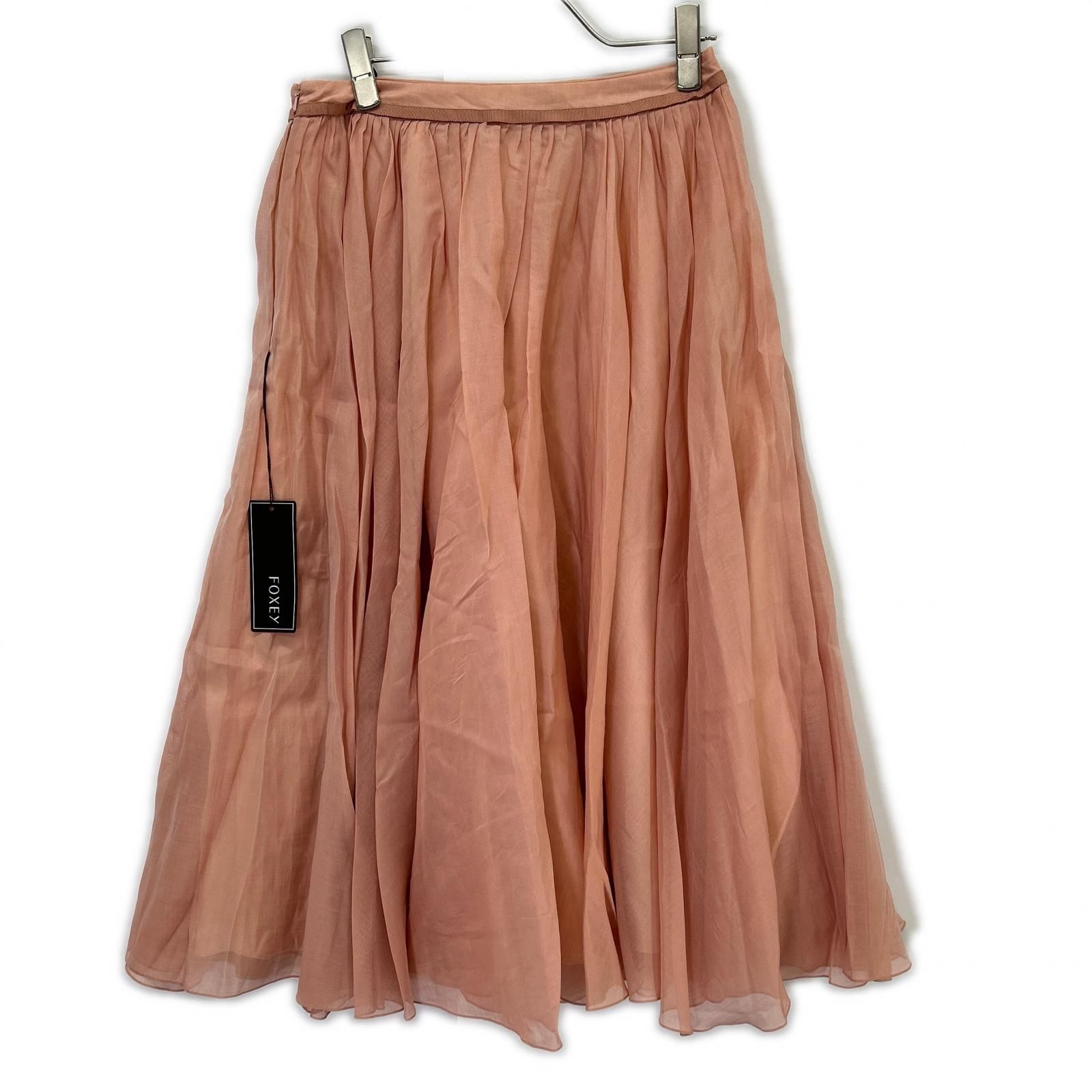 FOXEY フォクシー 22年 40950 ピンク Skirt Sheer Circular スカート