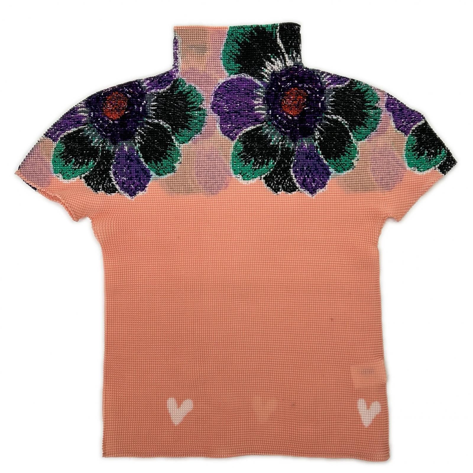 MeISSEYMIYAKE ミーイッセイミヤケ MI01FK215 ピンク 花柄 半袖