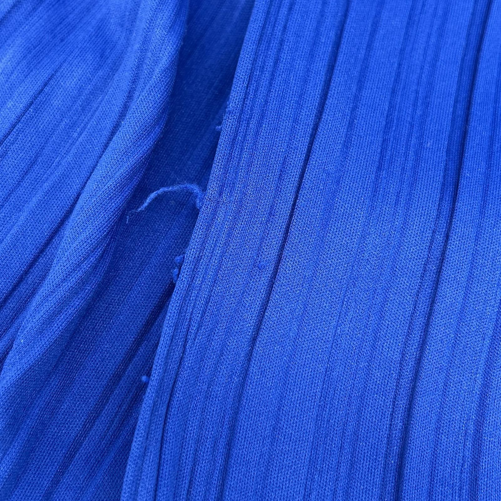 ISSEY MIYAKE イッセイミヤケ JY54259 ブルー 80s 筆タグ プリーツ