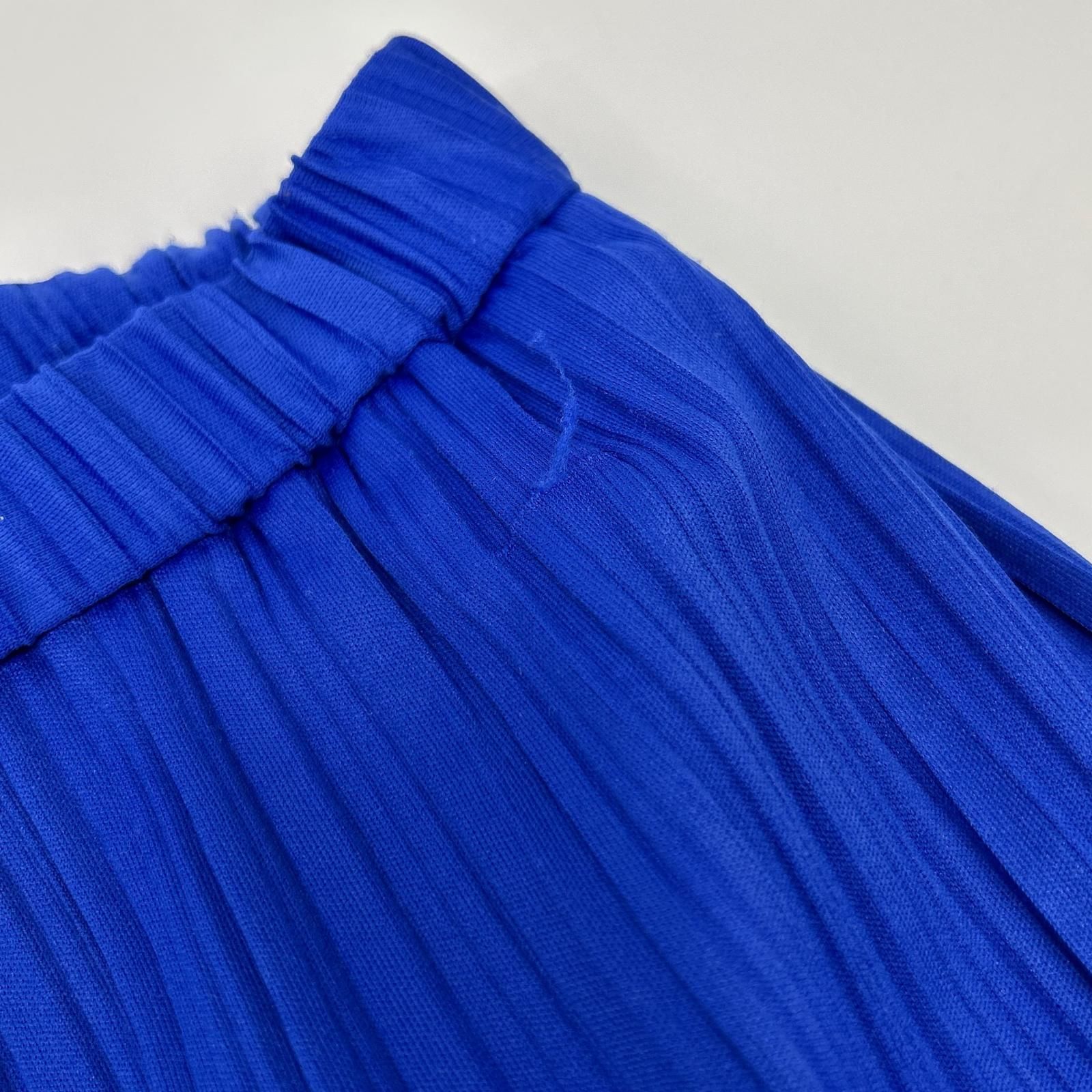 ISSEY MIYAKE イッセイミヤケ JY54259 ブルー 80s 筆タグ プリーツ