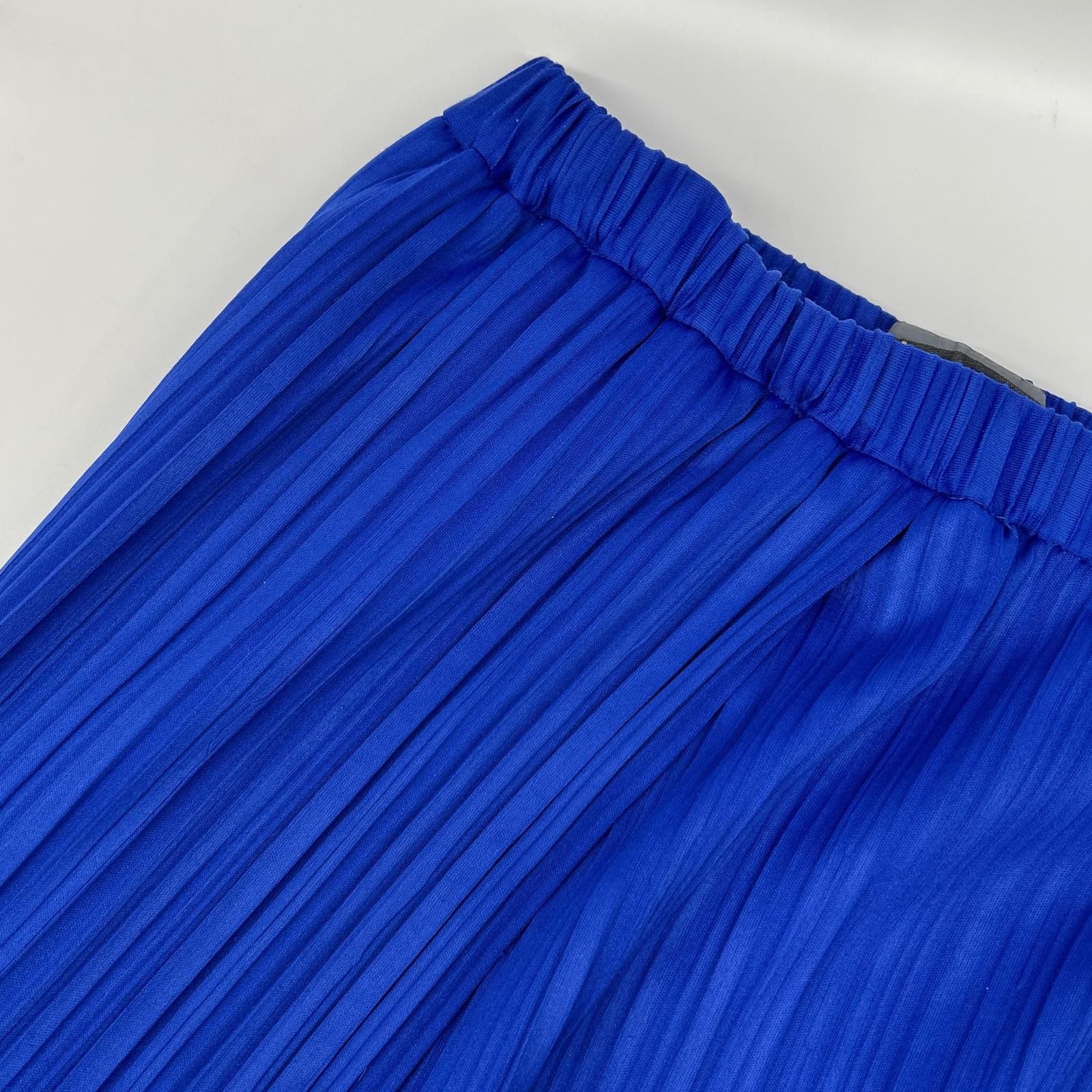 ISSEY MIYAKE イッセイミヤケ JY54259 ブルー 80s 筆タグ プリーツ