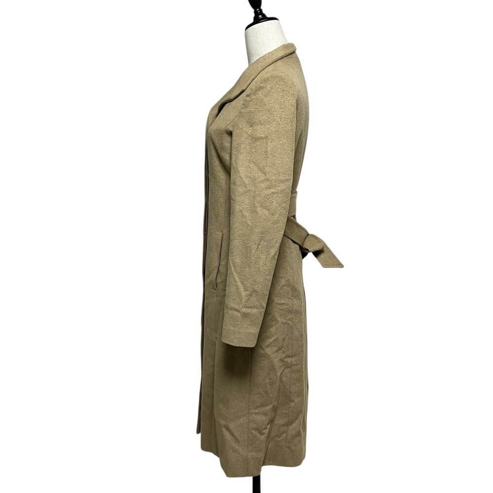 良品 ANAYI アナイ カシミヤ100％ ベルテッド ロングコート 36