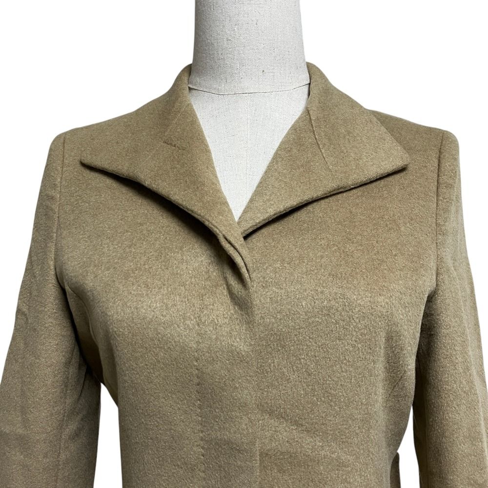 良品 ANAYI アナイ カシミヤ100％ ベルテッド ロングコート 36