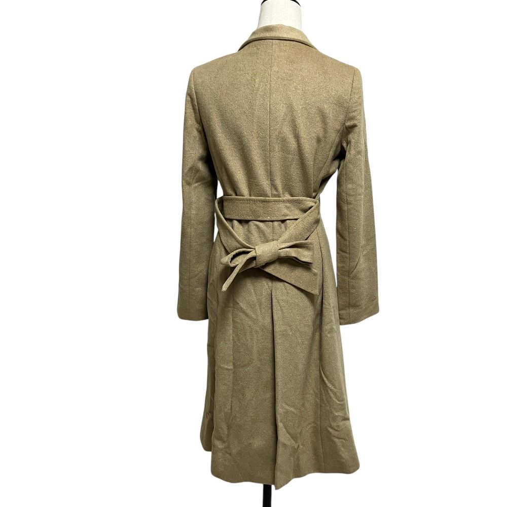 良品 ANAYI アナイ カシミヤ100％ ベルテッド ロングコート 36