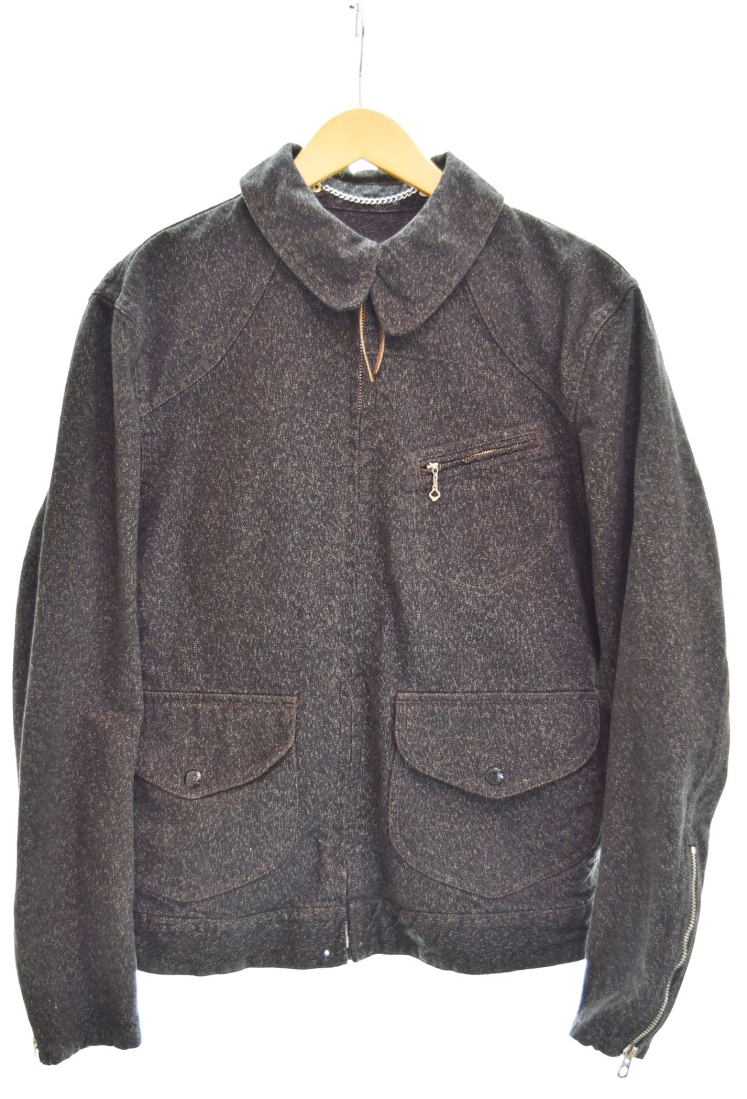 ダブルアールエル RRL Becker Cotton jacket ベッカー コットン ジャケット ジャケット ブラック Mサイズ 103MT-4983
