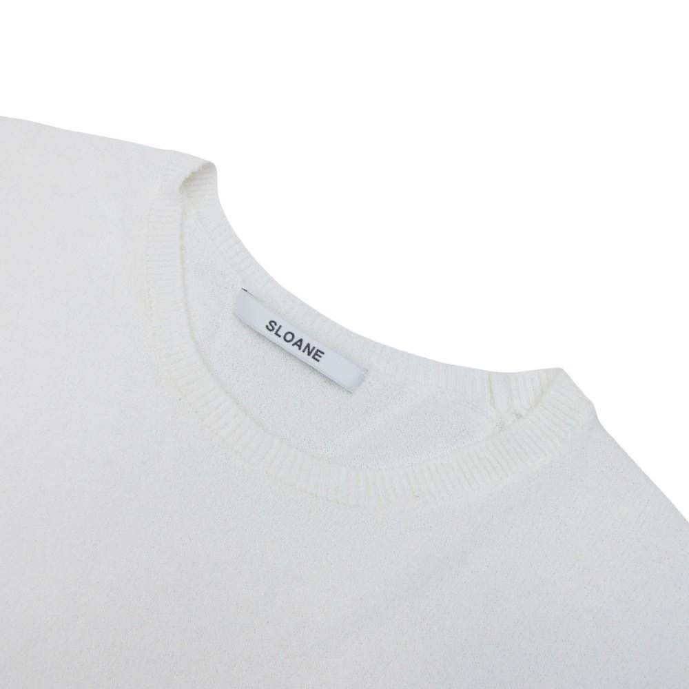 美品 SLOANE スローン コットンナイロン ニット カットソー トップス