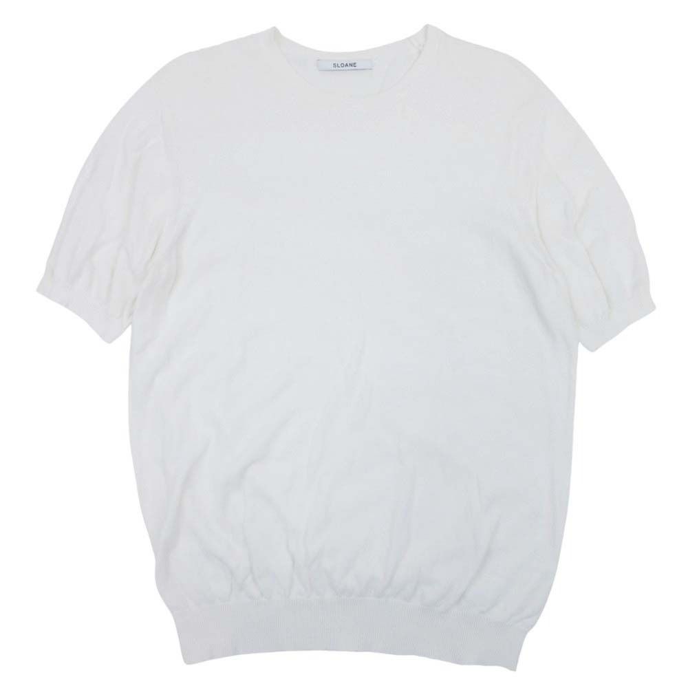 美品 SLOANE スローン コットンナイロン ニット カットソー トップス