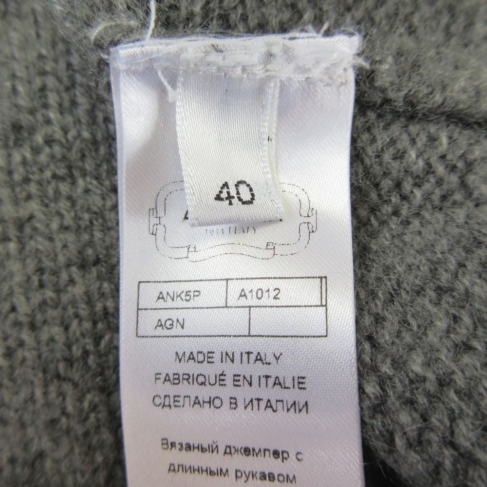 美品 AGNONA アニオナ ミンクファートリム カシミヤ100％ ニット
